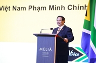 Vietnamese PM, South African President attend joint business forum